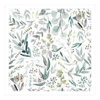 Eucalyptus Leaves Botanical Pattern (Print Only)