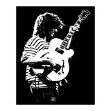Pat Metheny American Jazz Musician in Monochrome (Print Only) thumbnail