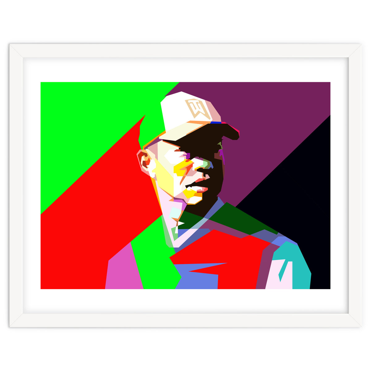 Tiger Woods Golf Legendary Pop Art WPAP