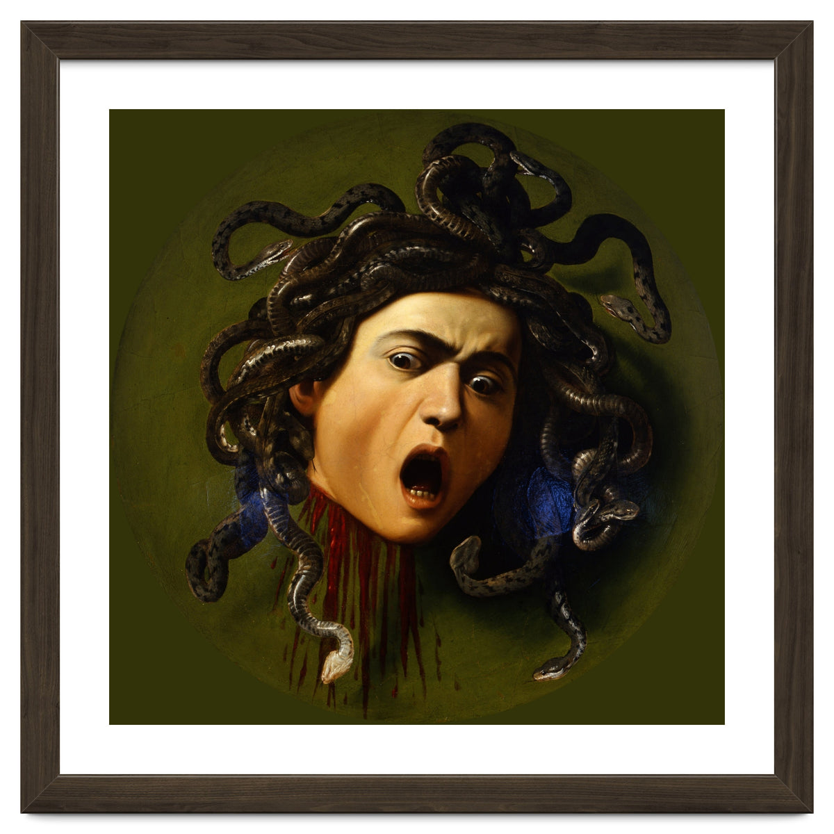 Caravaggio – Medusa | Baroque Mythological Painting Head of Medusa