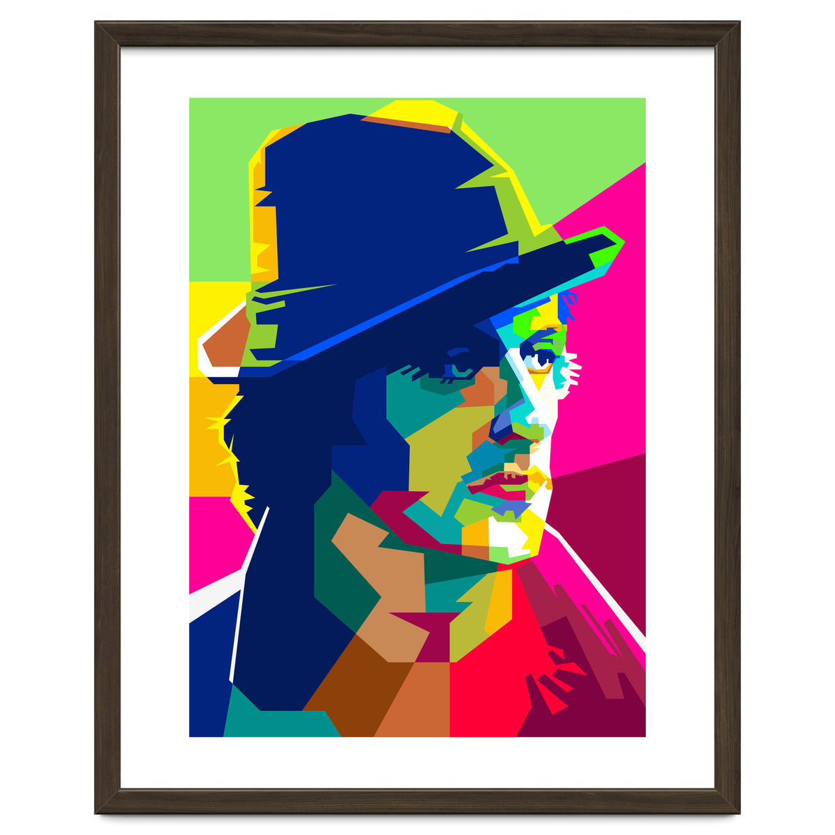 Sylvester Sly Stallone American Actor Pop Art WPAP