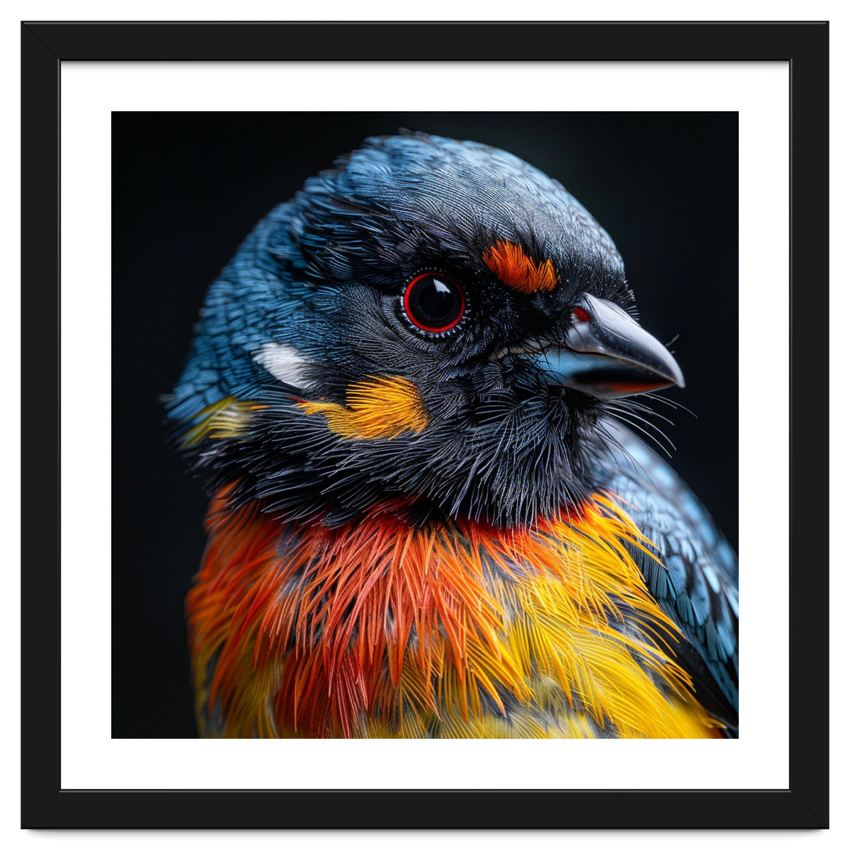 Close Up Of A Colorful Bird In The Wild