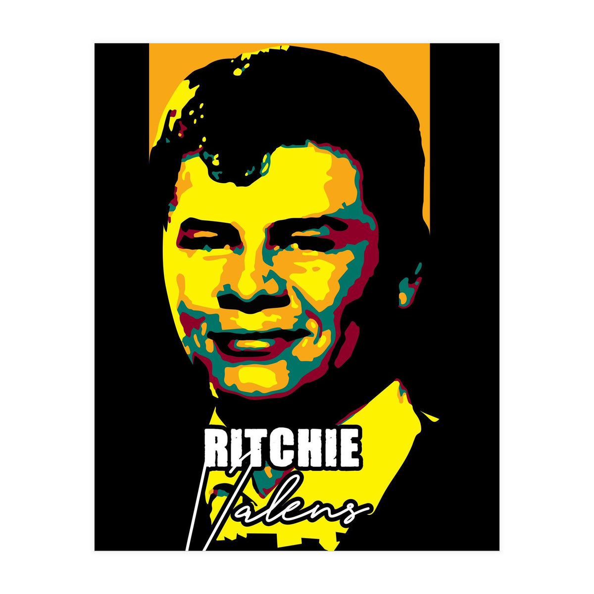 Ritchie Valens American Musician Guitarist Legend (Print Only)