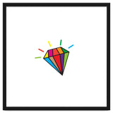 Rainbow colorful diamond thumbnail