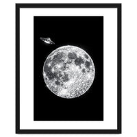 Diamond moon and UFO