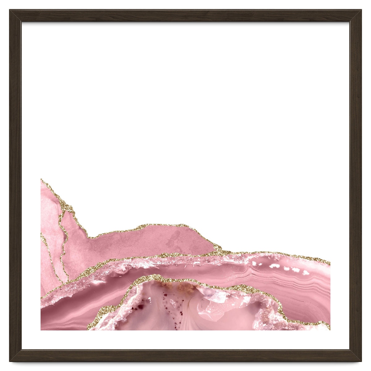 Blush & Gold Agate Texture 08