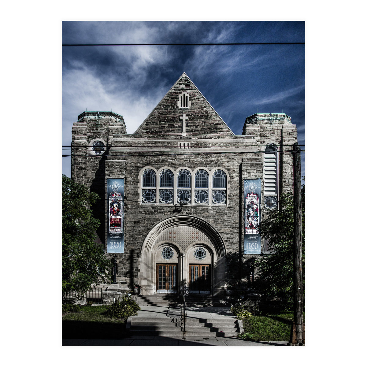 No 1810 Queen St E 2 Color Version (Print Only)