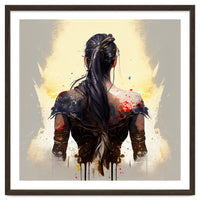 Warrior Woman From Behind