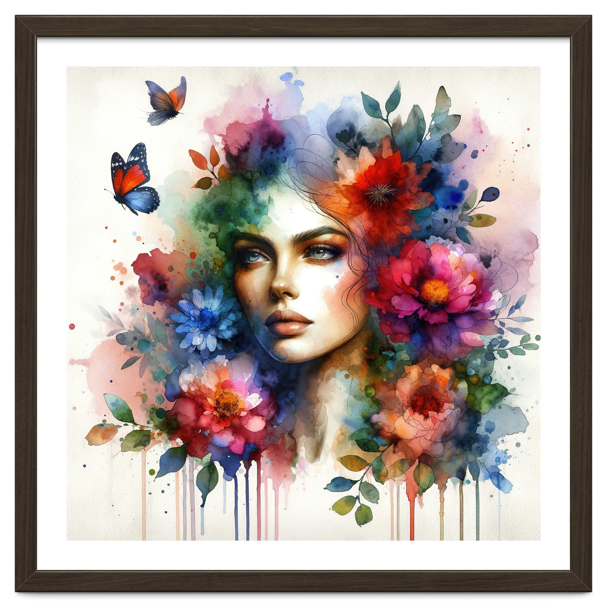 Ethereal Floral Portrait