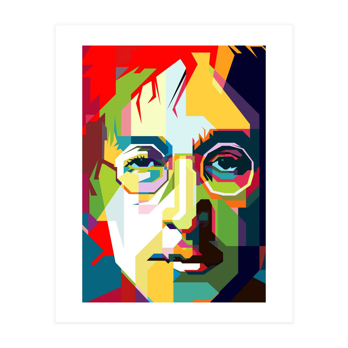 John Lennon Imagine Song Pop Art Wpap (Print Only)