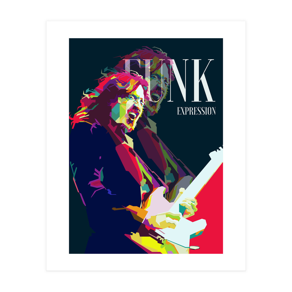 John Frusciante Funk Metal Guitarist WPAP (Print Only)