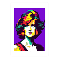 Retro Diana Famous Loved Beauty Woman (Print Only)