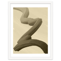 Brushstrokes in Sepia