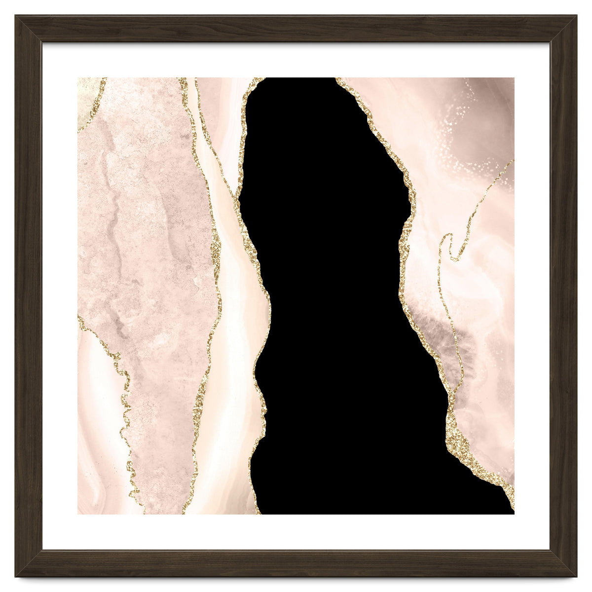 Ivory & Gold Agate Texture 02