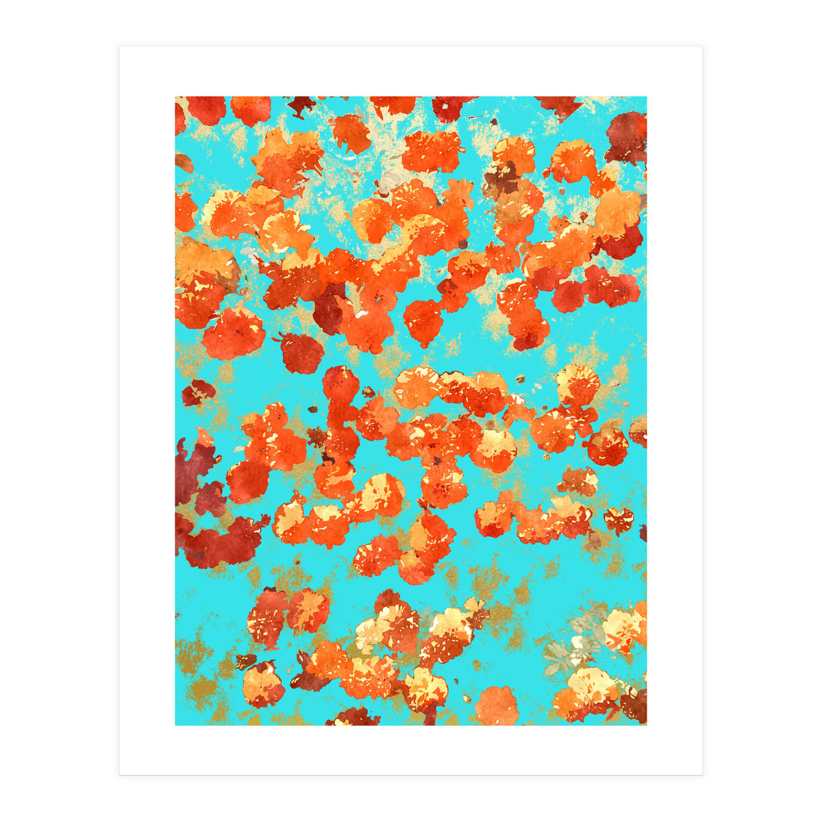 Teal Decor #society6 (Print Only)