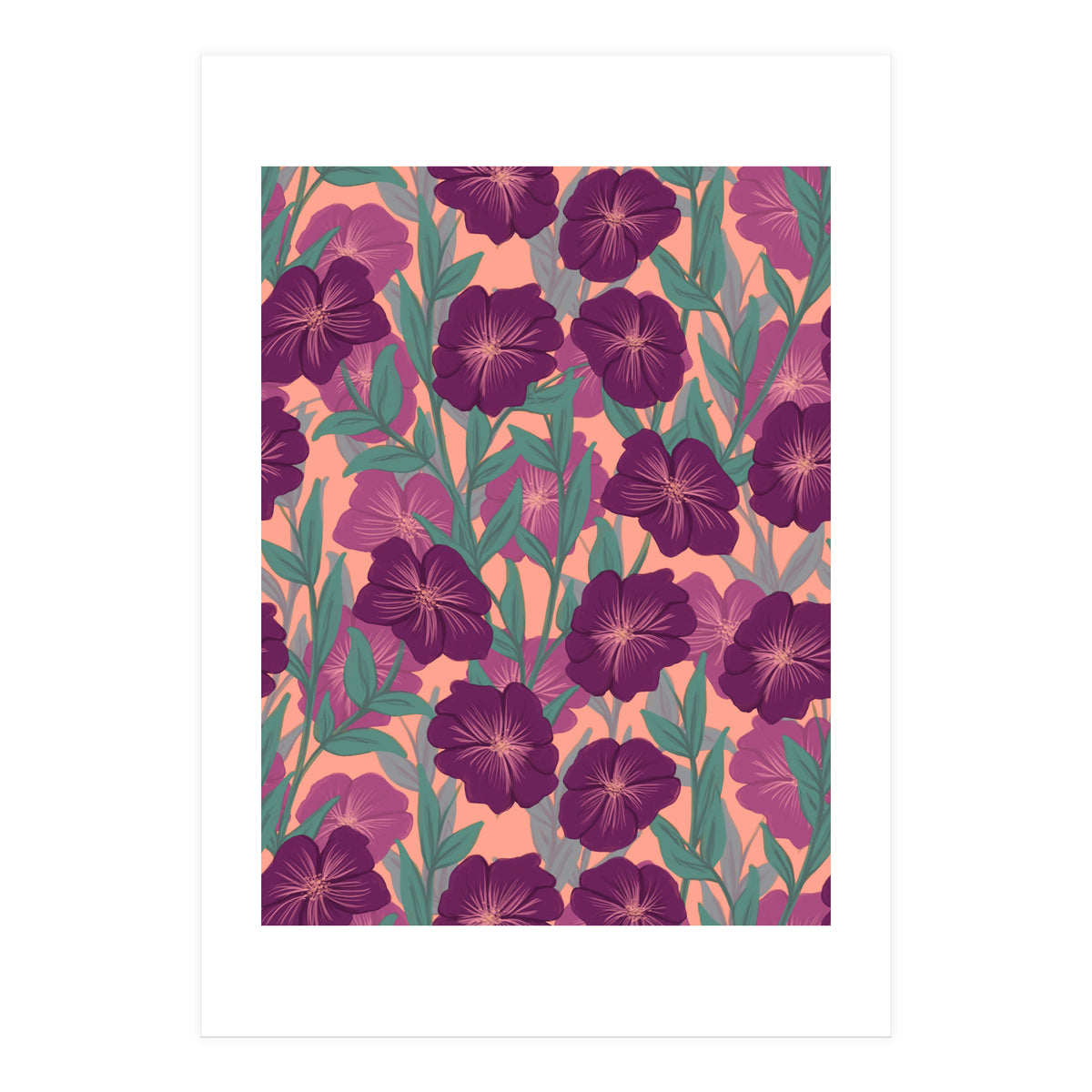 Bold Bloom Purple (Print Only)