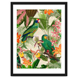 Parrots in tropical Jungle thumbnail