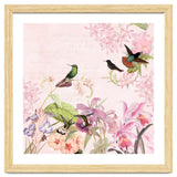Hummingbirds in Flower Jungle thumbnail