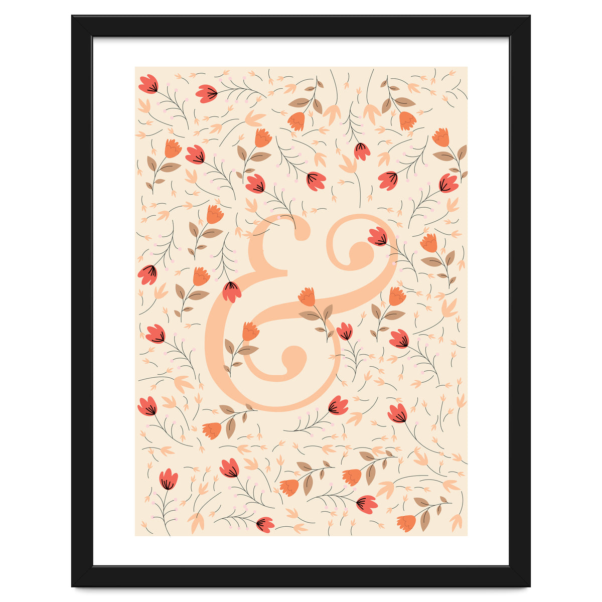 Floral Ampersand