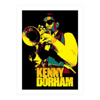 Kenny Dorham Jazz Trumpeter in Pop Art (Print Only)