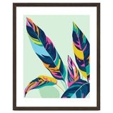 Dopamine Botanical, Colorful Tropical Banana Leaves, Plants Jungle Eclectic Contemporary, Bohemian Nature Forest thumbnail