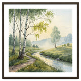 Birch Grove Serenity: A Meadow Wildflower Path thumbnail