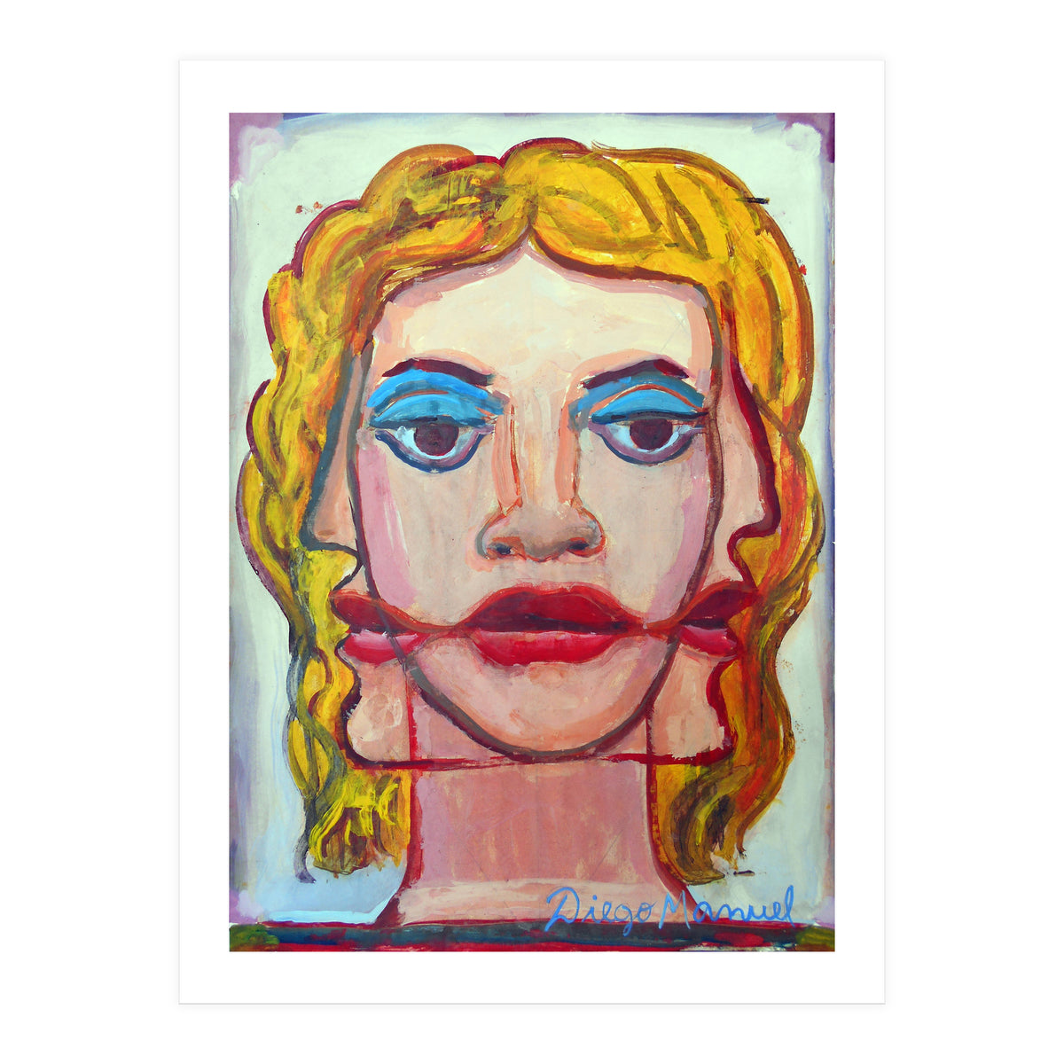 Cabeza De Mujer 5 (Print Only)