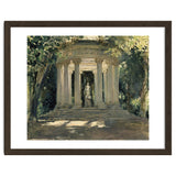 THE VILLA ADRIANA OF TIVOLI (ROME) - 1926 - OIL ON CANVAS - 0.60 X 0.70 M. thumbnail