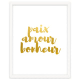 Peace Love Happiness #society6 #decor #buyart thumbnail