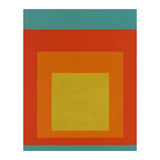 JOSEF ALBERS - HOMAGE TO THE SQUARE GREEN RED YELLOW ORANGE  (Print Only) thumbnail