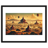 Vintage Bagan Poster, Myanmar thumbnail