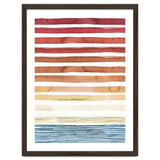 Watercolour Sunset Stripes Orange thumbnail