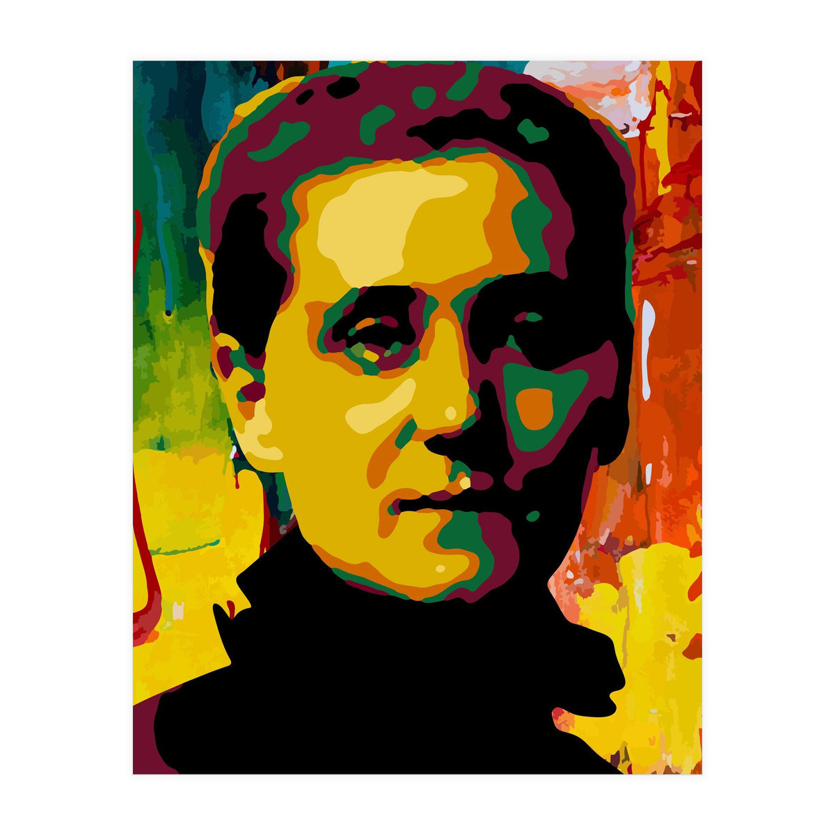 Jane Addams Colorful Abstract Art 2 (Print Only)