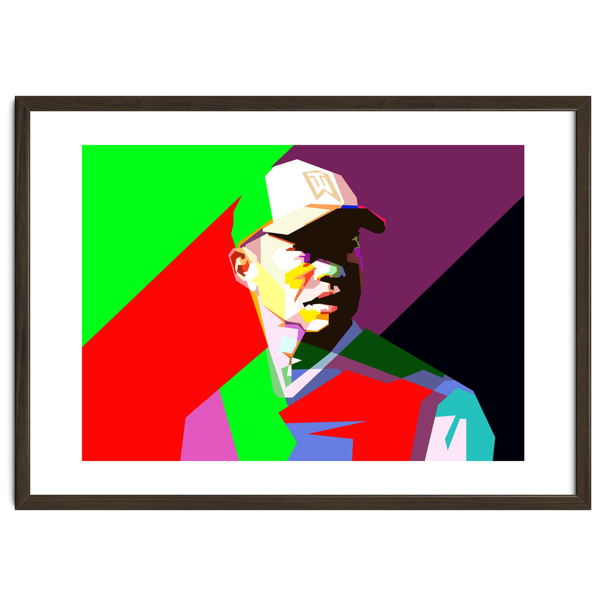 Tiger Woods Golf Legendary Pop Art WPAP