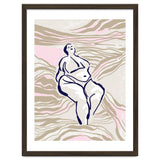 Follow the lines Serene woman in the water thumbnail