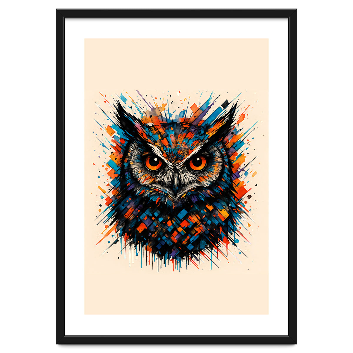 Owl Animal Watercolor
