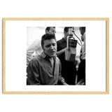 The American singer Elvis Presley during a recording session in 1956. thumbnail