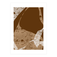 Brown Abstract Minimalist (Print Only)