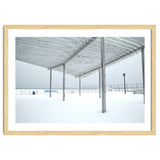 Sunshade site in the winter beach thumbnail