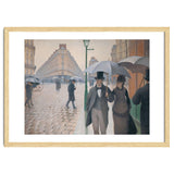 Gustave Caillebotte: Rue de Paris, temps de pluie - Paris Street in Rainy Weather, 1877. thumbnail