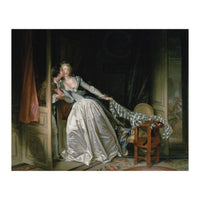 Jean-Honoré Fragonard – The Stolen Kiss | Elegant Rococo Romance & Secret Intimacy (Print Only)