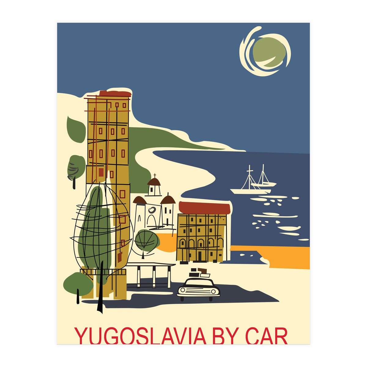 Yugoslavia By Car (Print Only)