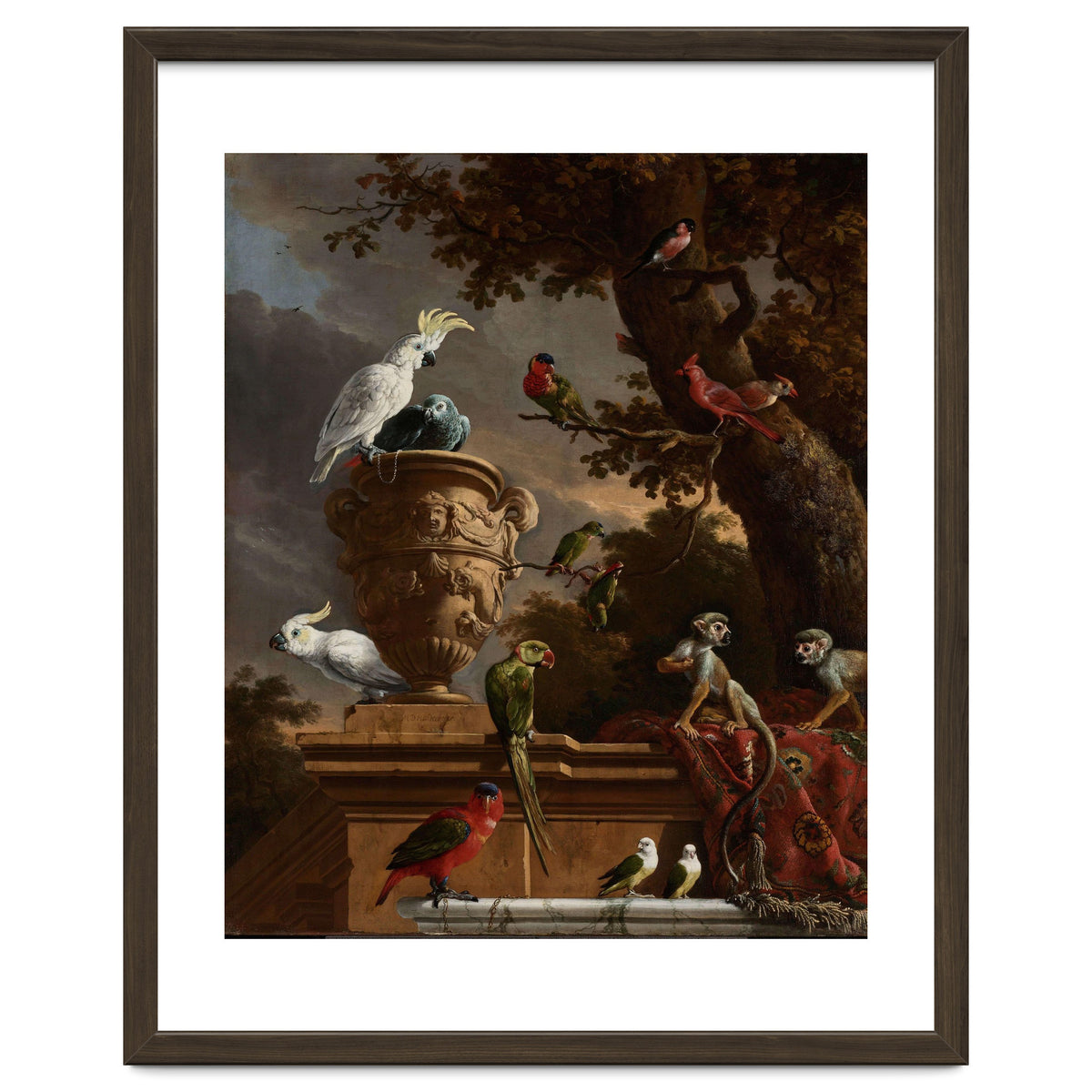 The Menagerie. The Managerie. Dating: c. 1690. Measurements: h 135 cm × w 116.5 cm.