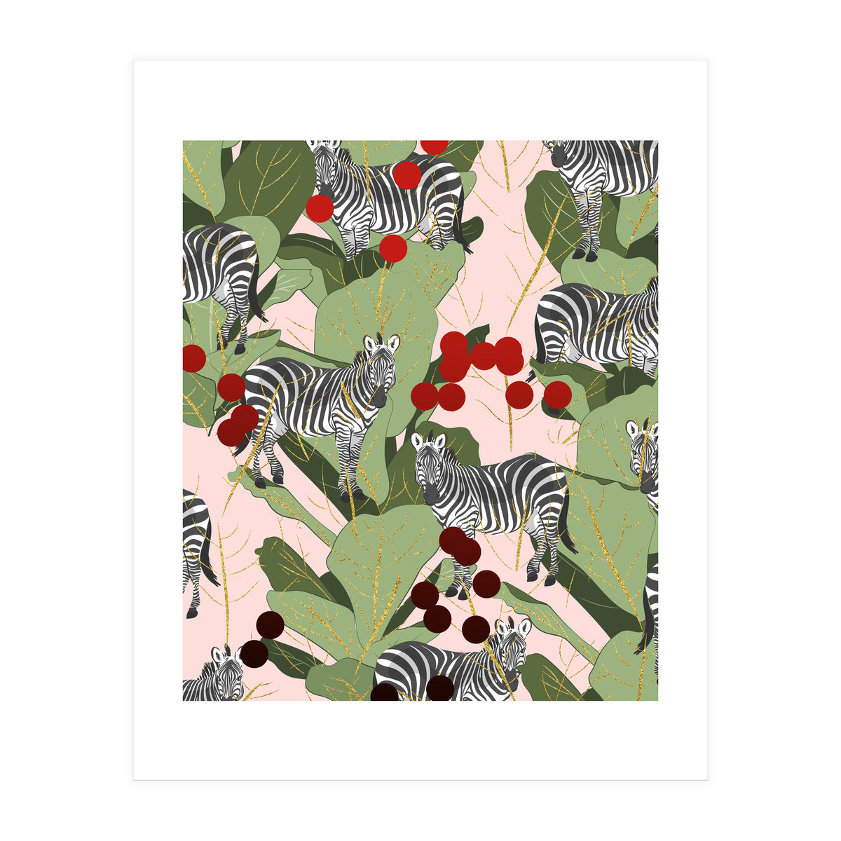 Zebra Harem #society6 #decor #buyart (Print Only)