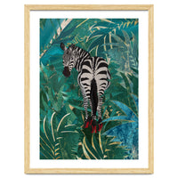 Zebra in the Jungle Heels