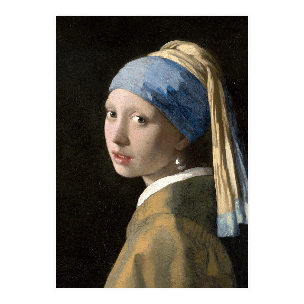 Johannes Vermeer - Girl with a Pearl Earring (Print Only)