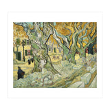 VINCENT VAN GOGH: The Road Menders. Date/Period: 1889. Painting. Oil on canvas. (Print Only) thumbnail