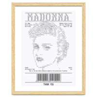 Receipt Art Madonna