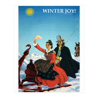 Winter Joy in Switzerland (Print Only)