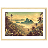 Vintage Brazil, Rio De Janeiro Tropics Poster thumbnail